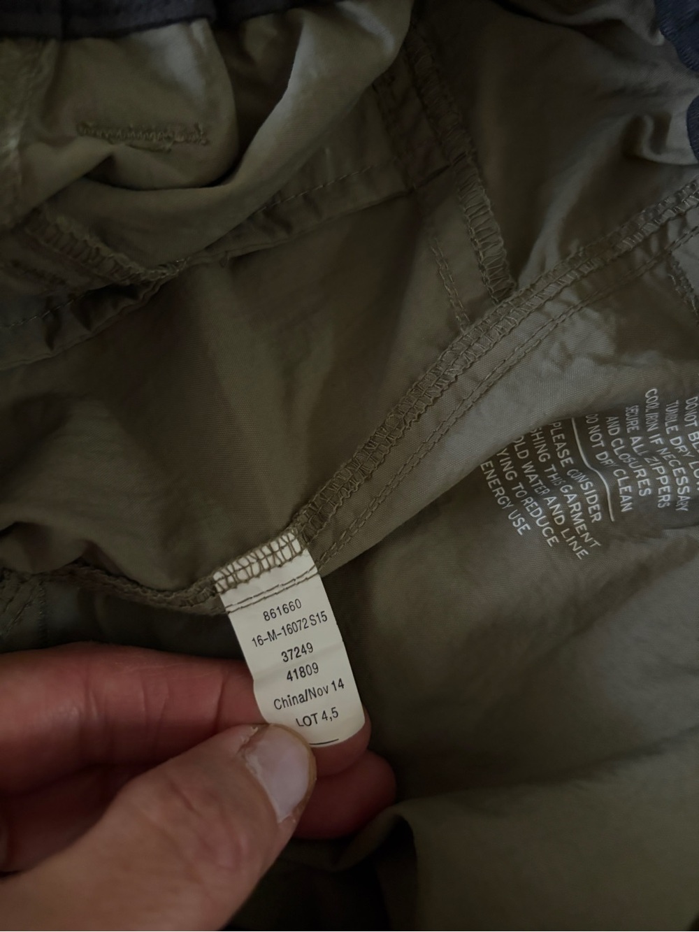 Great condition REI Men's Convertible Cargo Pants size L — Olive Green. Nylon - Picture 13 of 13